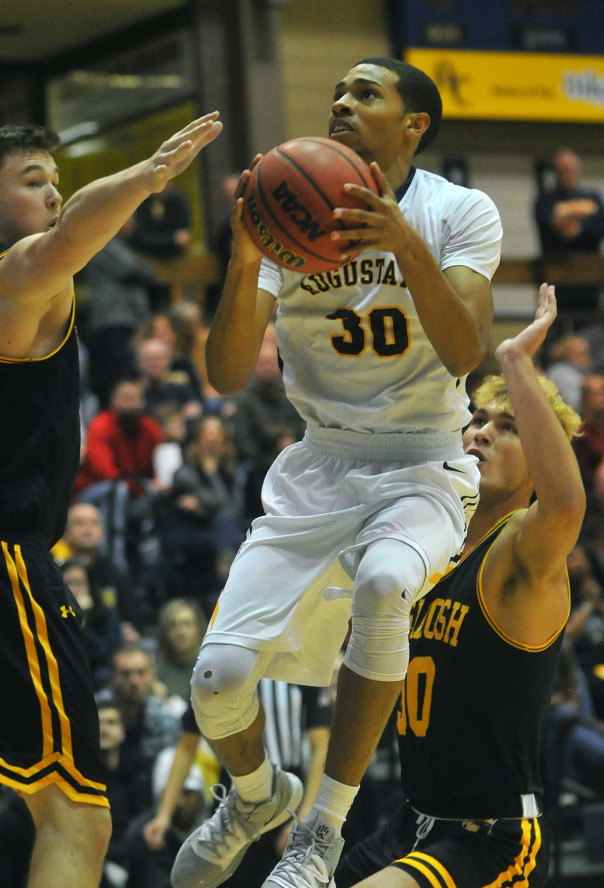 Augustana College men's basketball vs UW-Oshkosh season opener.